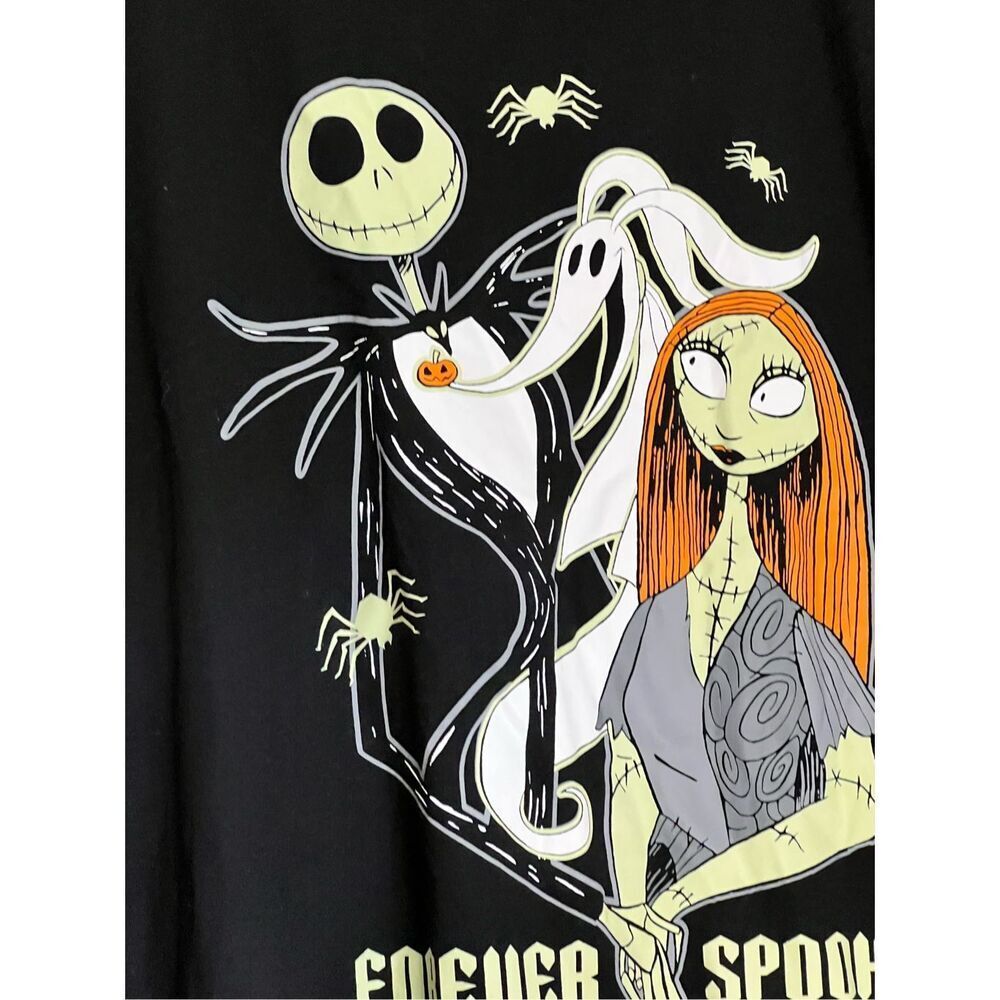 Disney Jack Sally nightmare before Christmas forever spooky shirt XL - Picture 2 of 3
